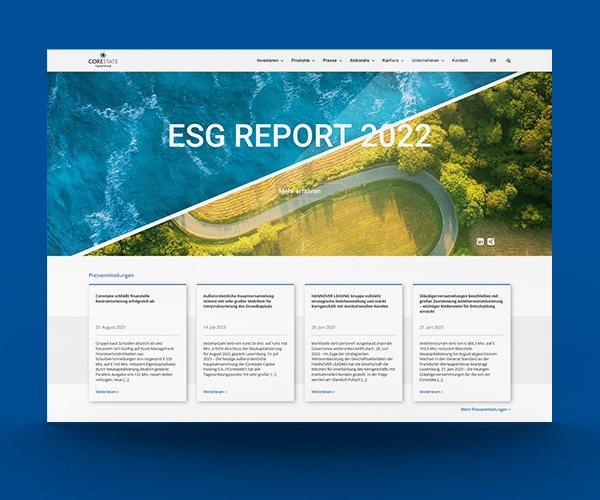 Website von Corestate Capital