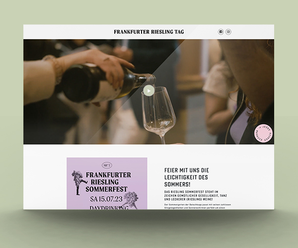 Website von Frankfurter Riesling Tag