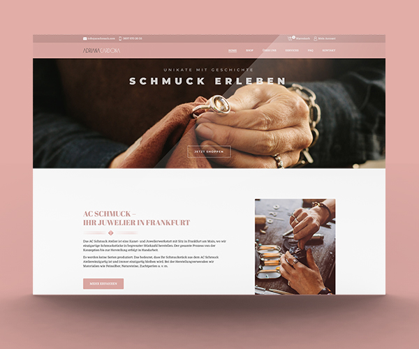 Website von AC Schmuck