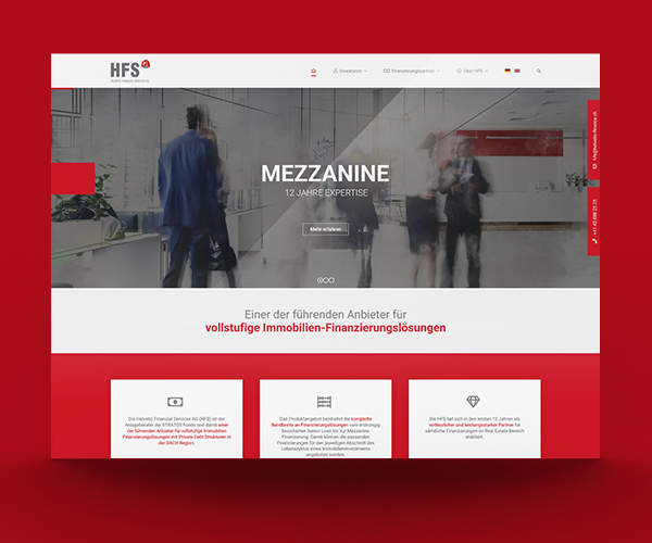 Website von HFS